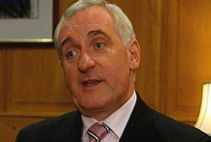 Bertie Ahern - FF support up to 38%