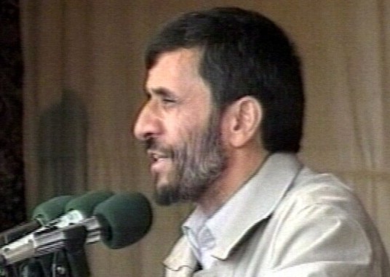 Mahmoud Ahmadinejad - Criticises European support for Israel