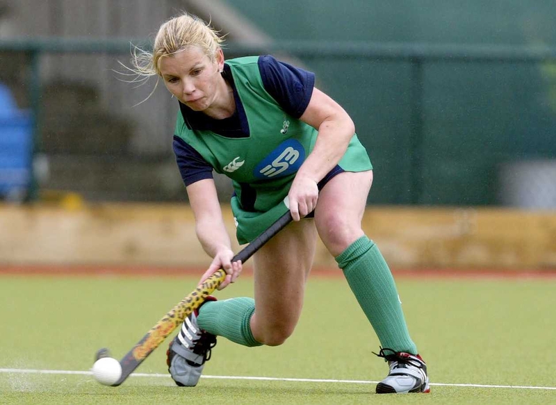 Catriona Carey scored the winning goal for the Irish women's hockey team in Rome this afternoon