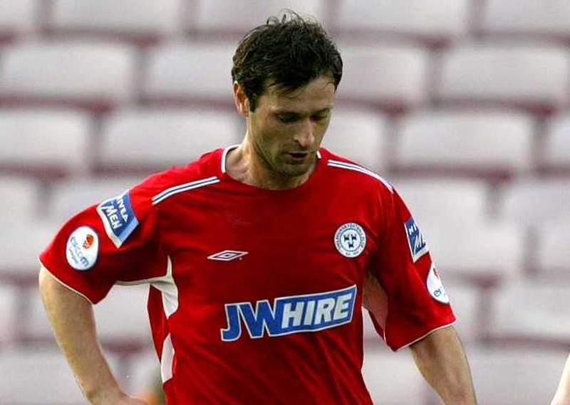 Alan Moore was injured as Shelbourne beat Dublin City