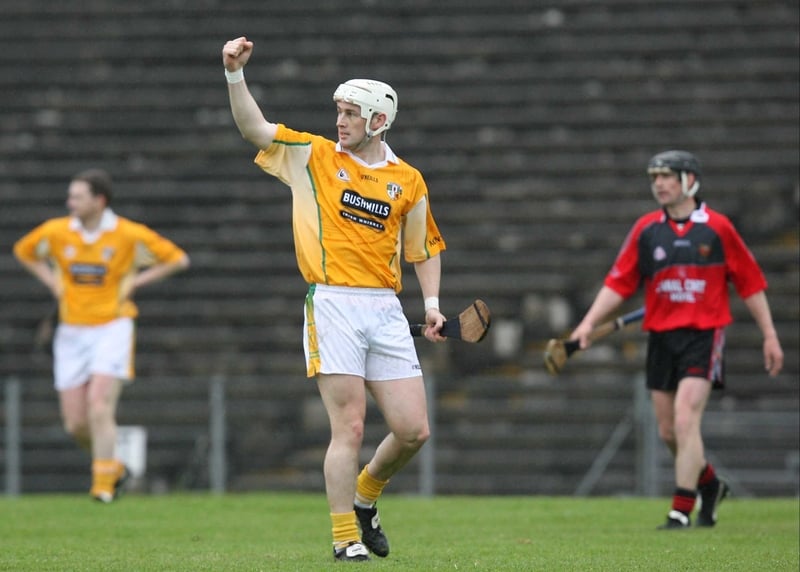 Johnny McIntosh was in fine form for Antrim in SUnday's Ulster SHC final win over New York