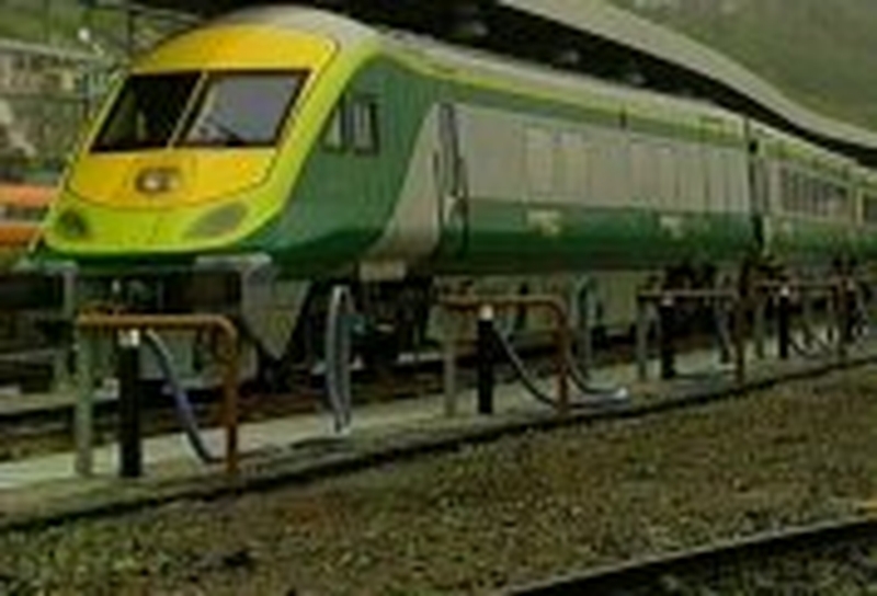 Kent Station, Cork - New train completes run
