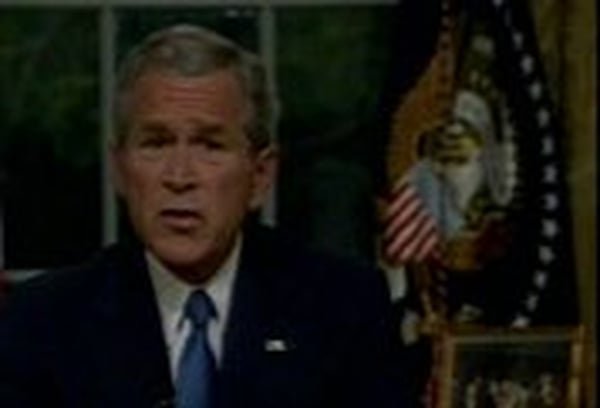 George Bush - Talk of changing tactics