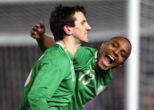 Liam Miller has joined up with several Republic of Ireland team-mates at the Stadium of Light