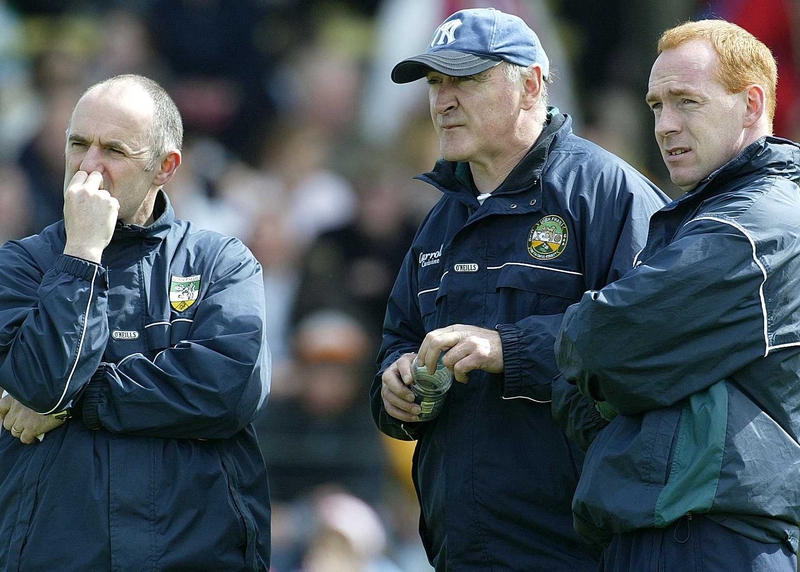 Kevin Kilmurray (centre) with Gerry Cooney and James Stewart