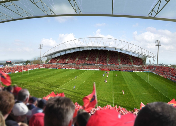 How Thomond Park will look when completed