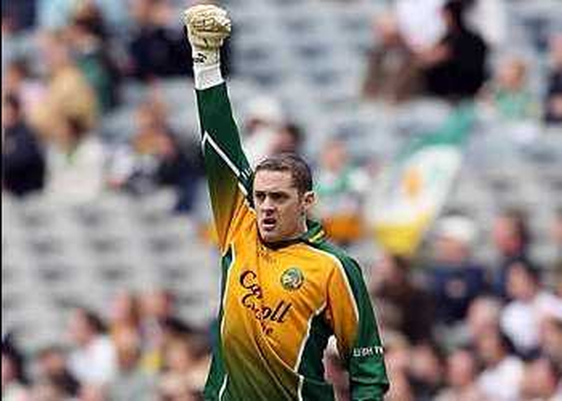 Offaly goalkeeper Padraig Kelly's post-match celebrations at Croke Park may yet prove premature