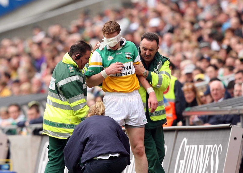 Pascal Kellaghan was at the centre of the substitutes row