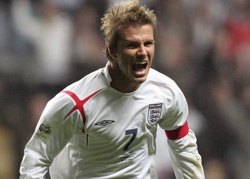 David Beckham has been banished to the international wilderness by Steve McClaren