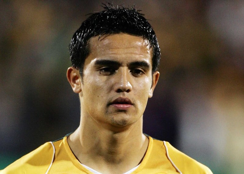 Everton's Tim Cahill was the hero for Australia today with two late goals
