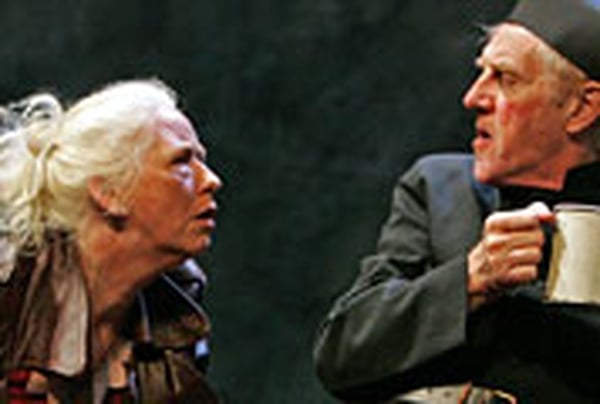 Marie Mullen and Eamon Morrissey in The Tinkers Wedding