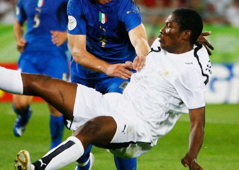 Asamoah Gyan was superb for his side today