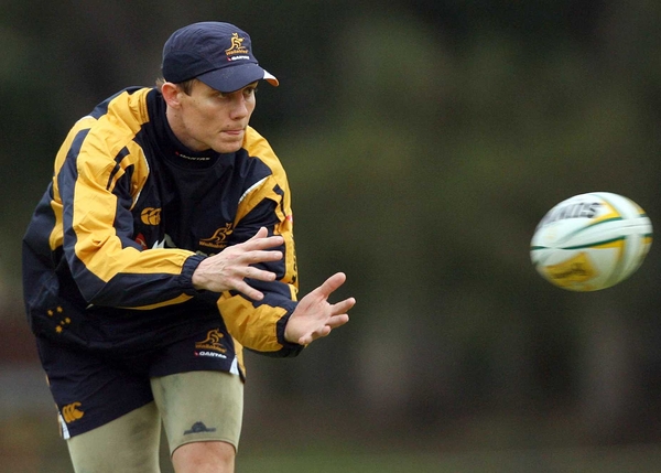 The return of Stephen Larkham should ease problems for Australia