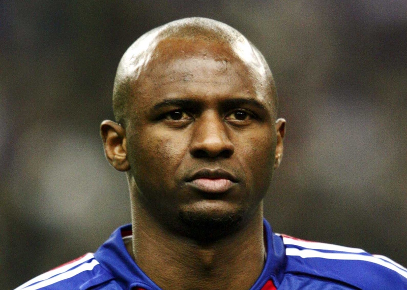 Patrick Vieira appeared to kick out at Glenn Whelan in the midweek game at the Britannia Stadium