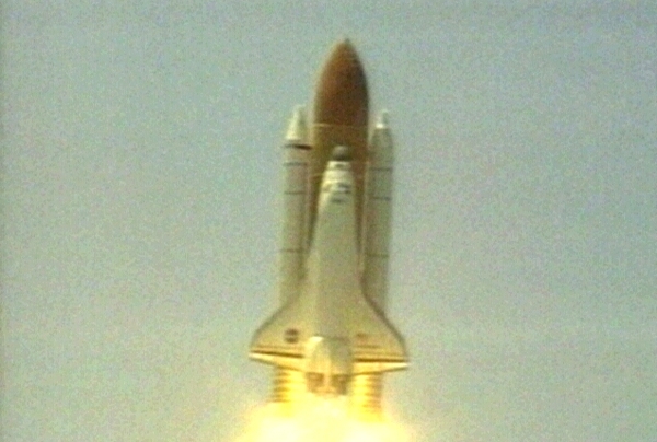 Discovery - On way to ISS