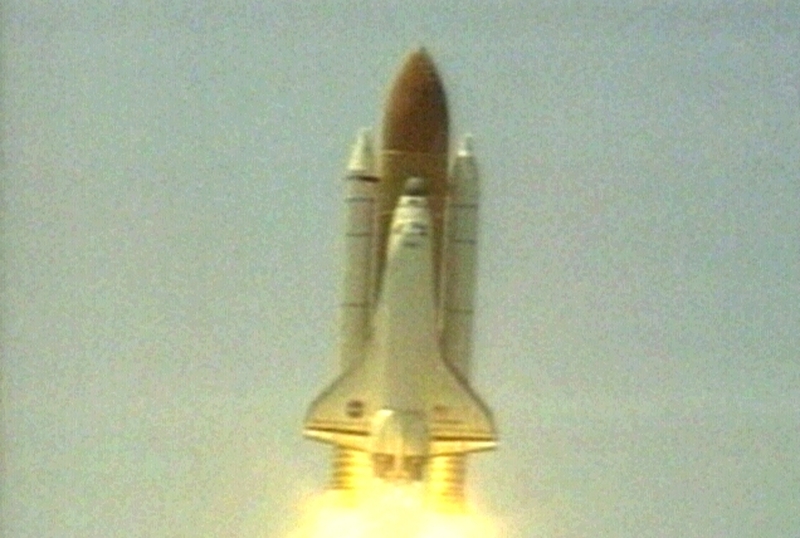 Discovery - On way to ISS