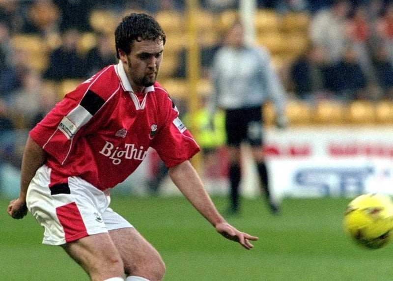 Brian O'Callaghan in his Barnsley colours