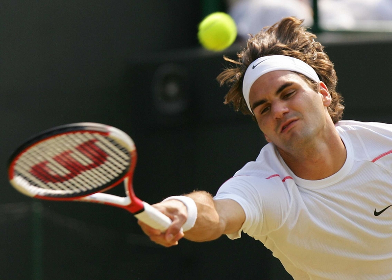 Roger Federer looked unbeatable on the grass courts of Wimbledon