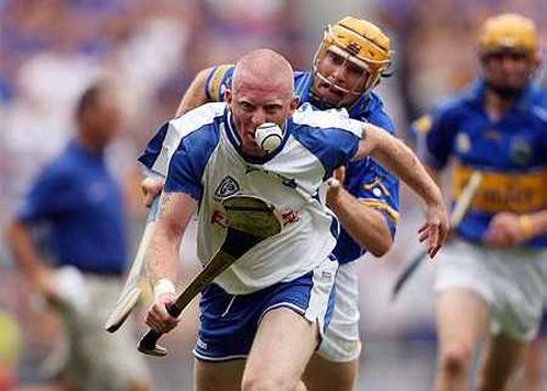 Waterford's John Mullane breaks away from Tipperary's Paul Ormonde at Croke Park