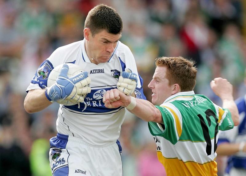 Fergal Byron's missed penalty did not hamper Laois' chances