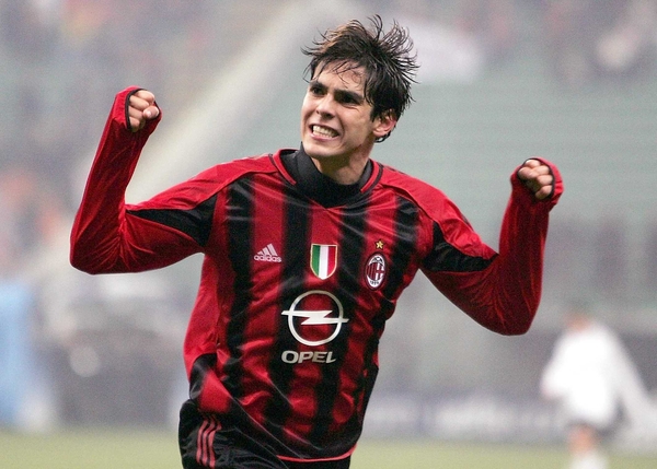AC Milan playmaker Kaka claimed a superb hat-trick against Anderlecht in Group H