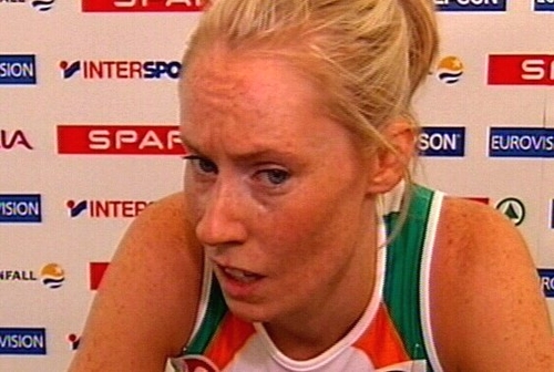 Cork star Derval O'Rourke ran the race of her life in Gothenburg tonight