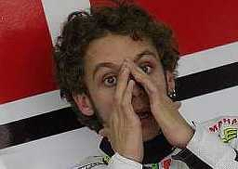 MotoGP ace Valentino Rossi found the going a little bit tricky at the New Zealand Rally today