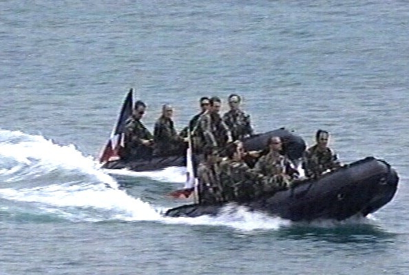 Naqoura - French peacekeepers arrive