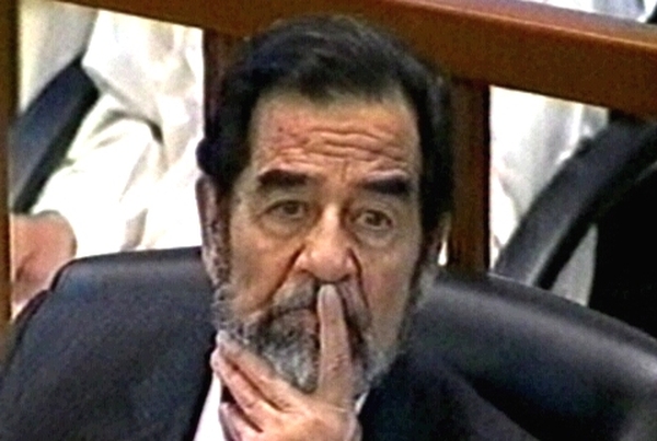 Saddam Hussein refuses to enter plea