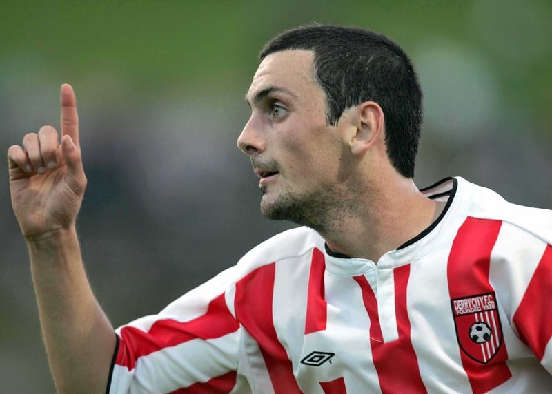 Derry City's Mark Farren scored for the Candystripes against Gretna last night