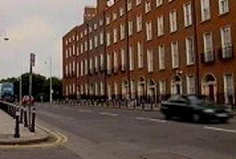 Gardiner Street, Dublin - Scene of public disorder last night