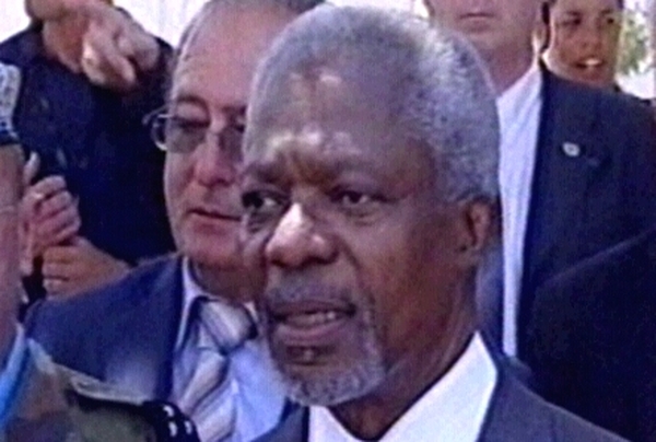 Kofi Annan - Meets Iranian Foreign Minister