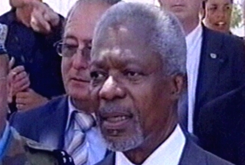 Kofi Annan - Meets Iranian Foreign Minister