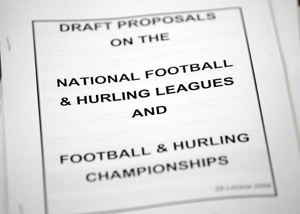 The GAA unveiled draft prosposals for senior hurling and football competitions this afternoon