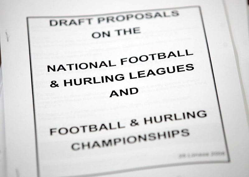 The GAA unveiled draft prosposals for senior hurling and football competitions this afternoon