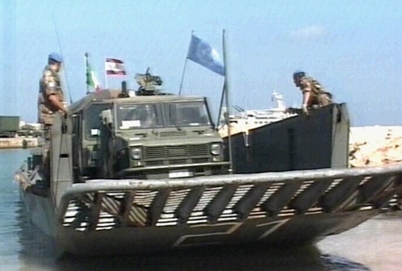 Italian troops - Arrived in Tyre