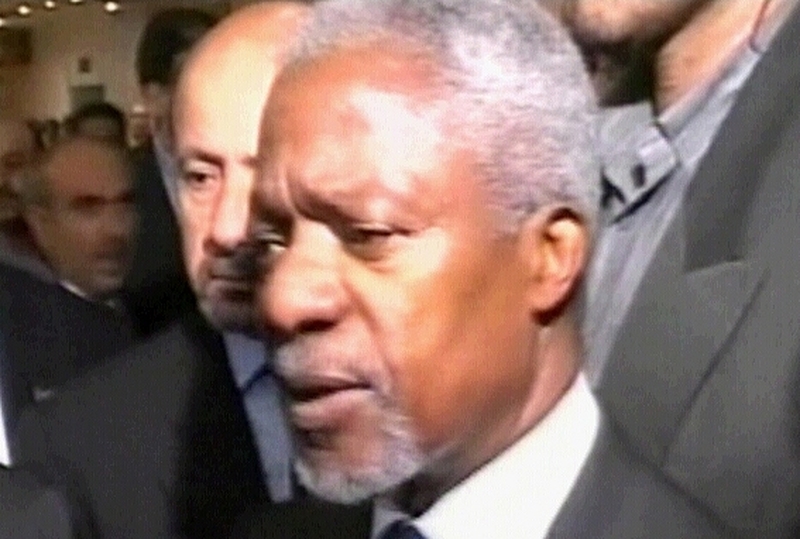 Kofi Annan - Welcomes report
