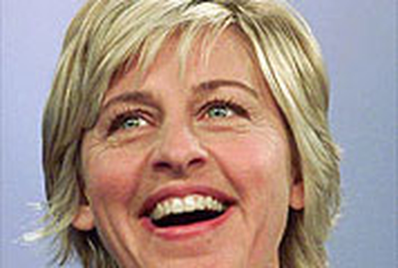 DeGeneres - Injured her back