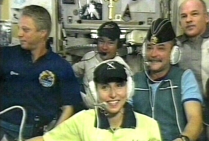 Anousheh Ansari - Space tourist returns to earth