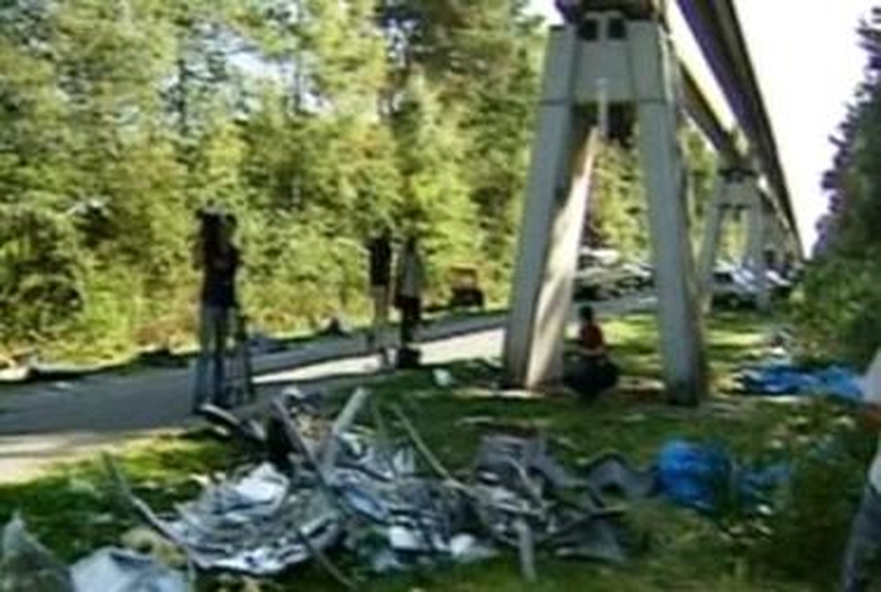 Germany - Train hit vehicle on track