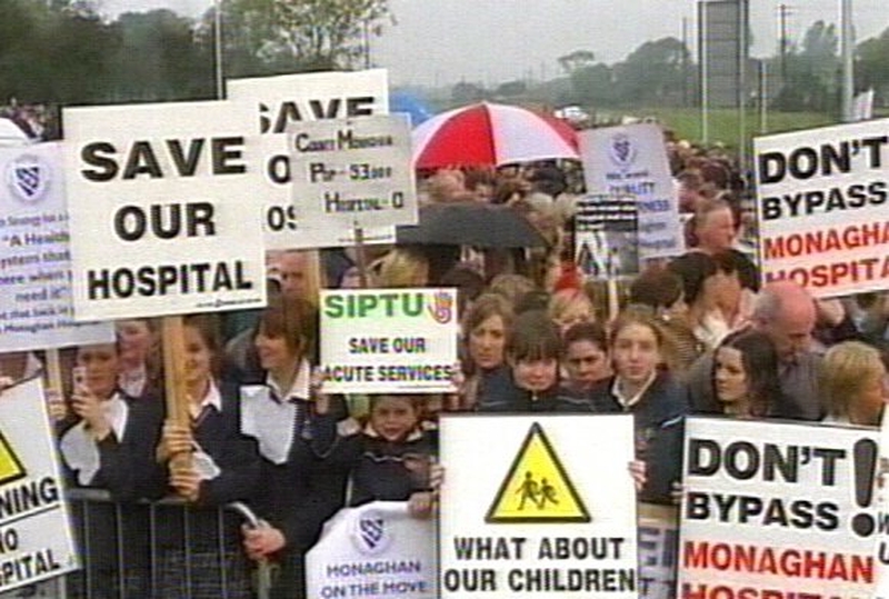 Monaghan hospital talks - Further demonstrations expected