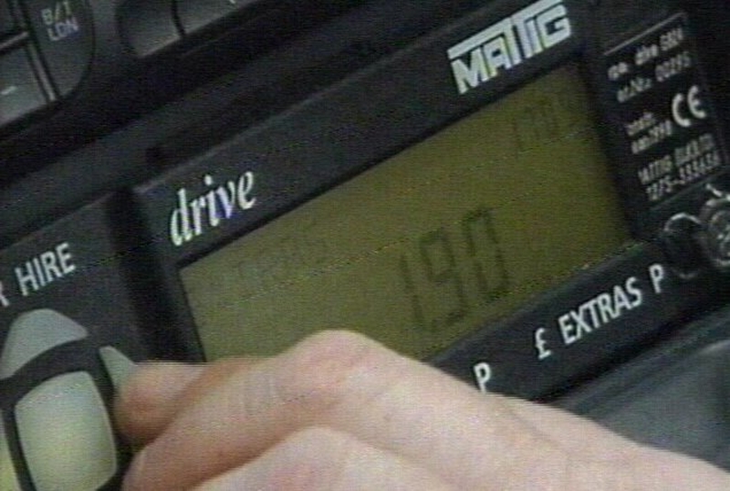 Taxi meters - New basic fare of €3.80