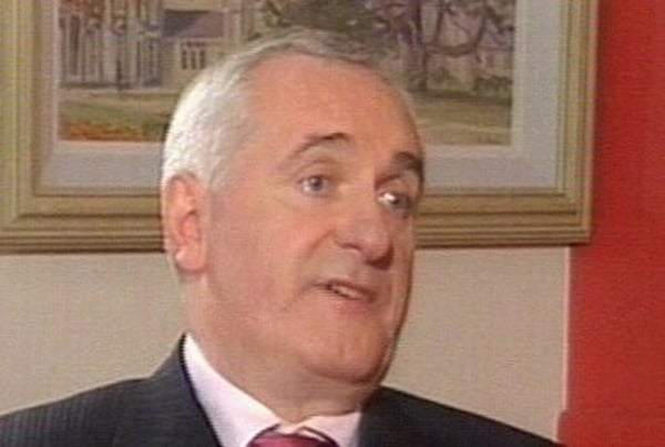 Bertie Ahern - 'Defining moment in peace process'