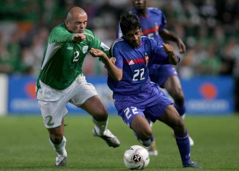 PSG's Vikash Dhorasoo in action against Ireland