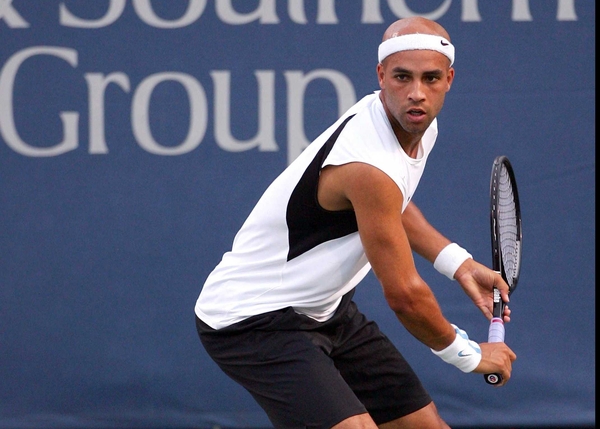 James Blake, who lost in the doubles on Monday, has been eliminated from the singles