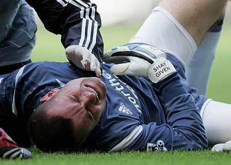 Shay Given's season has been curtailed by injury