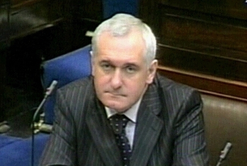 Bertie Ahern - Support up despite controversy