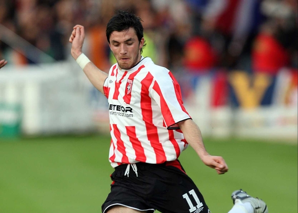 Killian Brennan scored the opening goal for Derry City