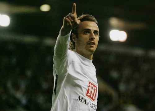 Dimitar Berbatov's celebrations were muted, in deference to his old club