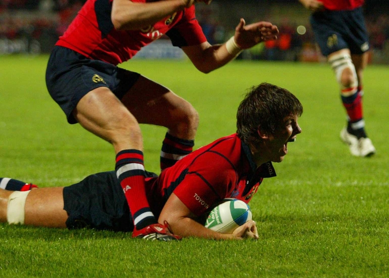 Donncha O'Callaghan touched down for Munster tonight